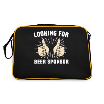 Beer sayings Toasts Beer lovers - Retro Bag - black/gold - Back