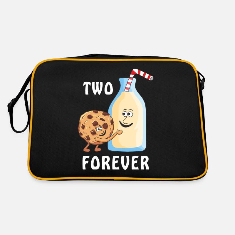 MILCH KEKS TWO FOREVER Retro Tasche