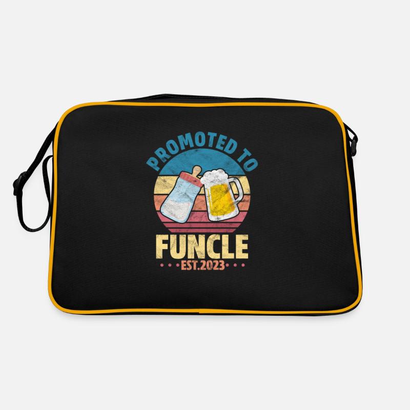 Schwangerschaft Onkel Retro Tasche