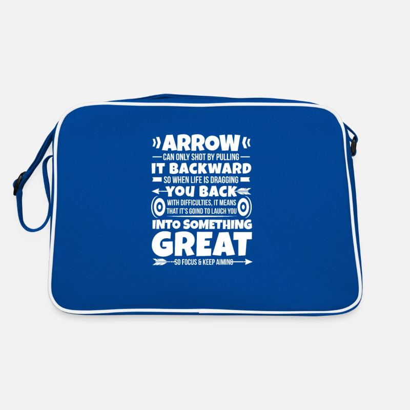 Bogenschiessen Retro Tasche