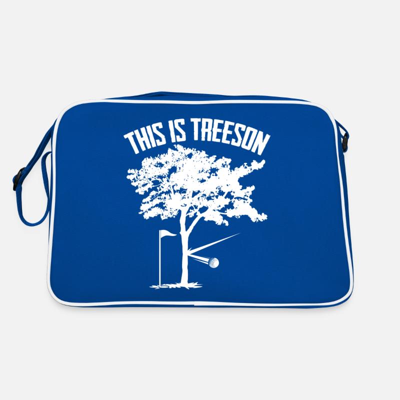 Golf Witz Golfer Golfball Golfplatz Retro Tasche