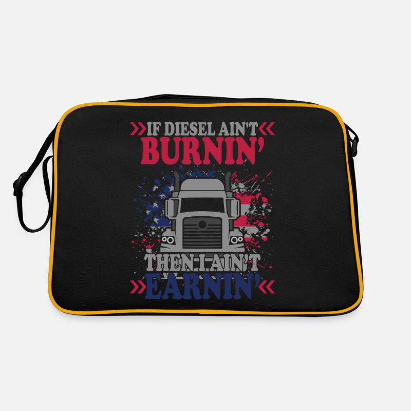 If Diesel Ain't BurninI Ain't Earnin Retro Bag