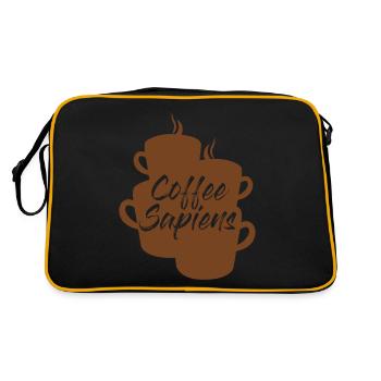 Tasses à café Café Sapiens - Sac Retro - noir/or - Dos
