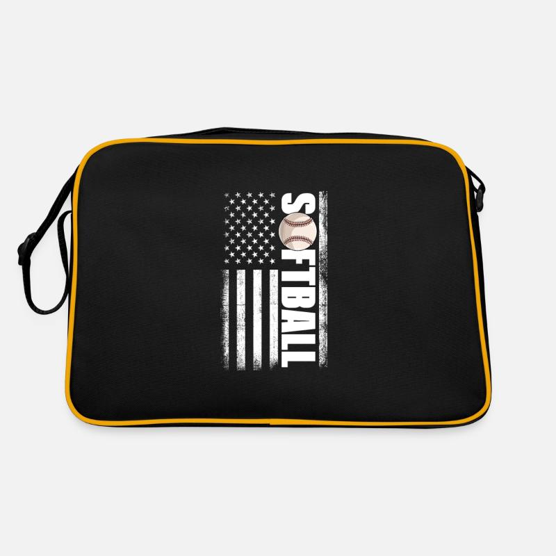 Softball USA Baseball America Pitcher Gift Sac Retro