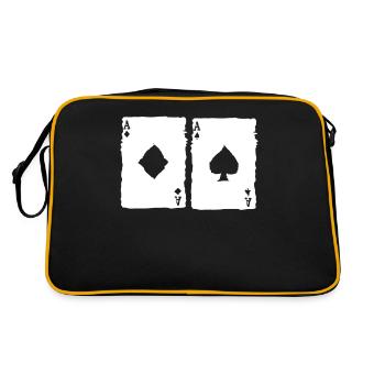 Poker Poker Cartes Joueurs de poker - Sac Retro - noir/or - Dos