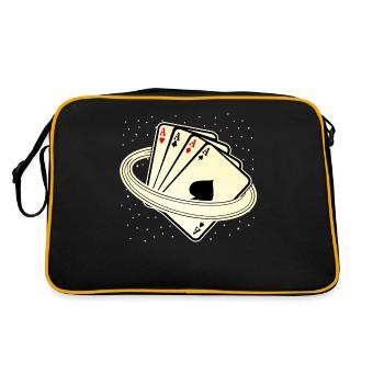 Poker Poker Cartes Joueurs de poker - Sac Retro - noir/or - Dos