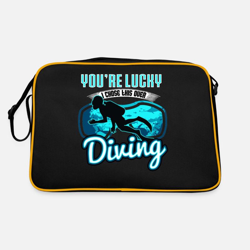 You're Lucky I Chose This Over Diving Retro Bag