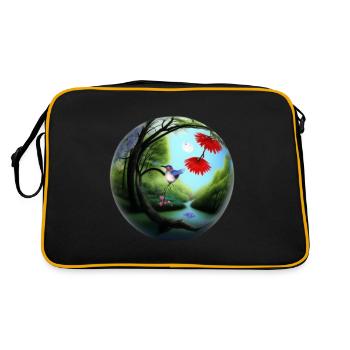 Sphère sphérique - Sac Retro - noir/or - Dos