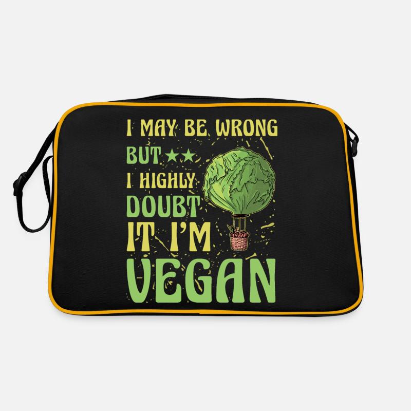 I may be wrong but I highly doubt it I'm Vegan Retro Tasche
