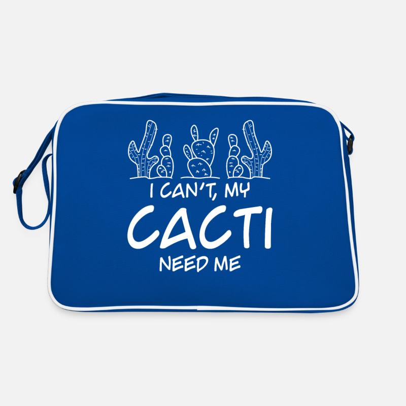 Cactus Garden Cacti Retro Bag