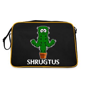 Cactus Shrugtus Shrug Cacti - Retro Bag - black/gold - Back