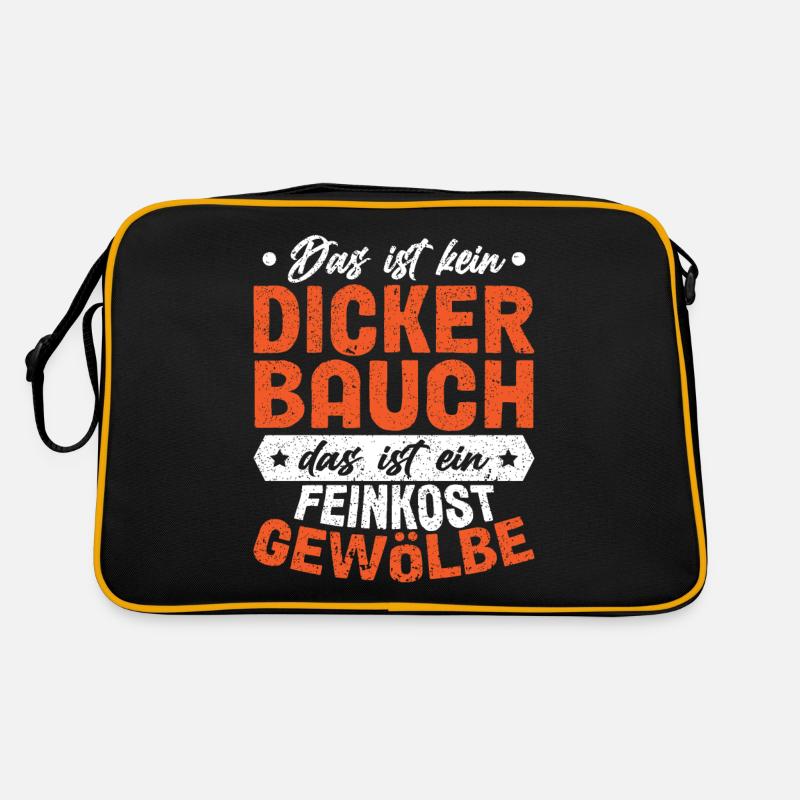 Das Ist Kein Dicker Bauch Retro Tasche