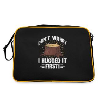 Arborist Tree Climber Arborist Gift - Retro Bag - black/gold - Back