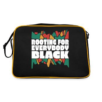 Roots for All Blacks Festival America - Retro Bag - black/gold - Back