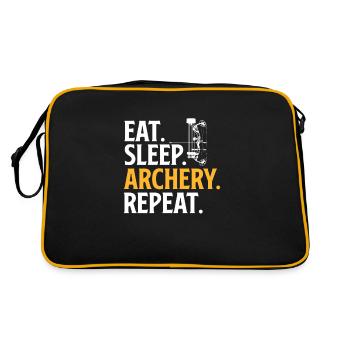Archerie - Sac Retro - noir/or - Dos