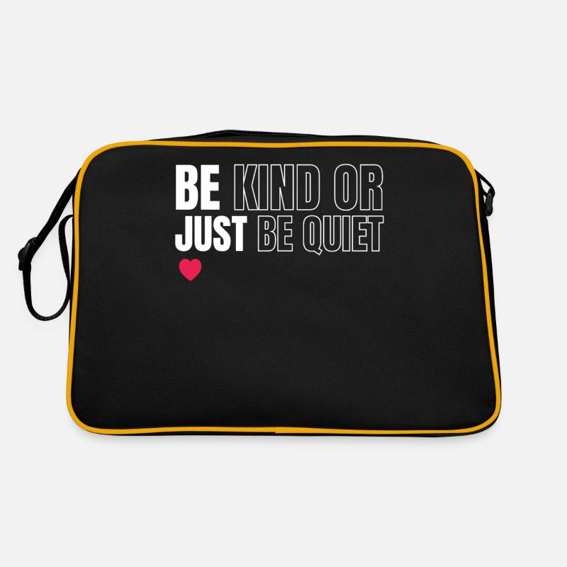 Soyez amical ou simplement calme Sac Retro
