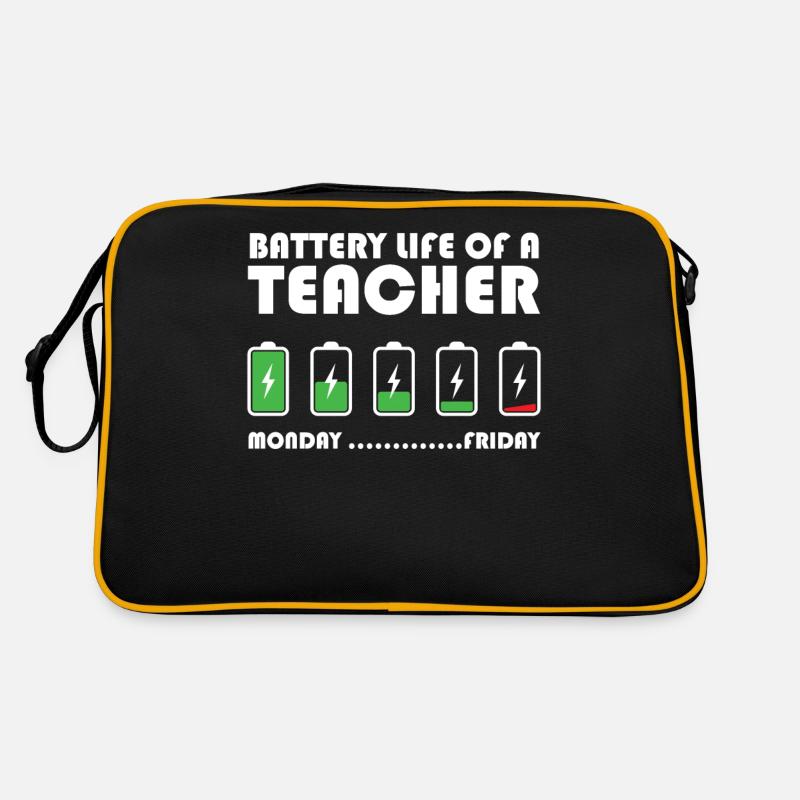Teacher's battery life Weekdays Retro Bag