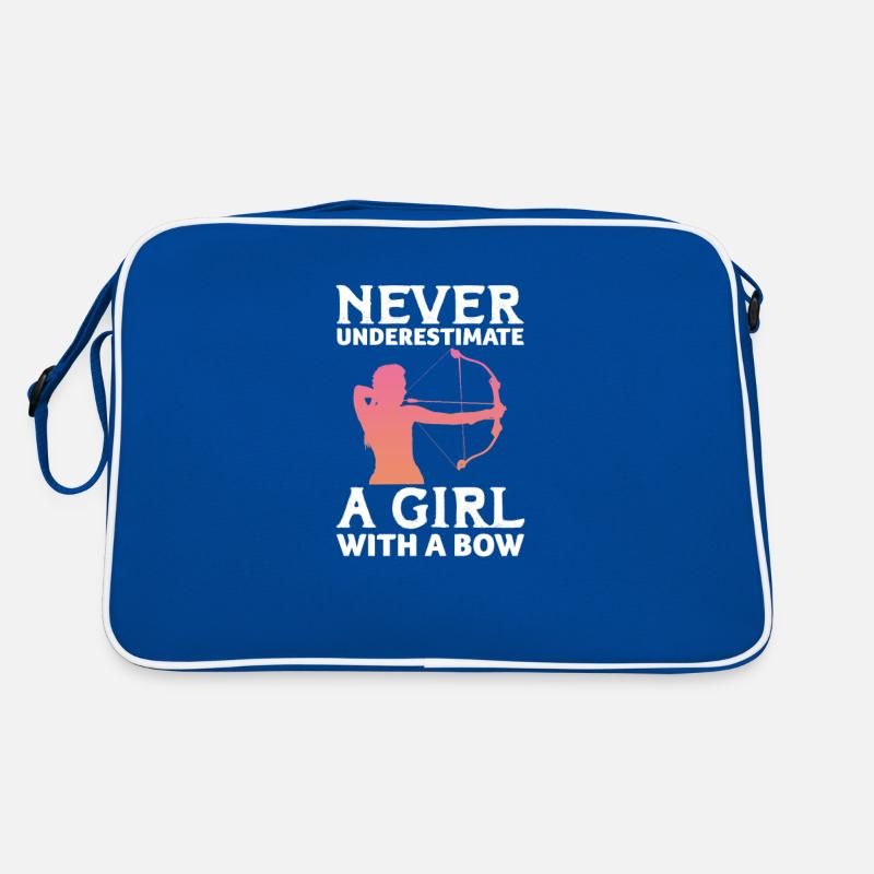 Bogenschiessen Retro Tasche