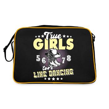 Danse en ligne Femmes Danse en ligne - Sac Retro - noir/or - Dos