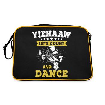 Line Dance Line Dancing - Retro Bag - black/gold - Back