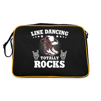 Line Dance Line Dancing - Retro Bag - black/gold - Back