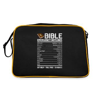 Bible - Sac Retro - noir/or - Dos