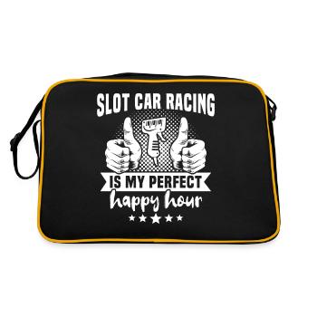 Slot Racing Slot Car - Retro Bag - black/gold - Back