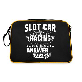Slot Racing Slot Car - Retro Bag - black/gold - Back