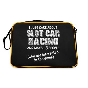 Slot Racing Slot Car - Retro Bag - black/gold - Back