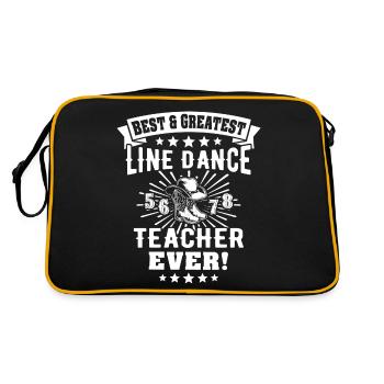 Line Dancing Teacher Line Dance - Retro Bag - black/gold - Back