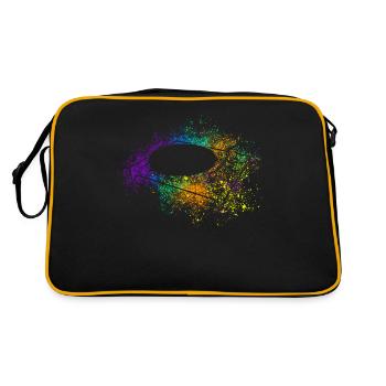 Record Turntable - Retro Bag - black/gold - Back