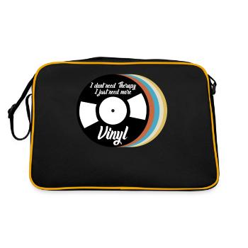 Record Records - Retro Bag - black/gold - Back