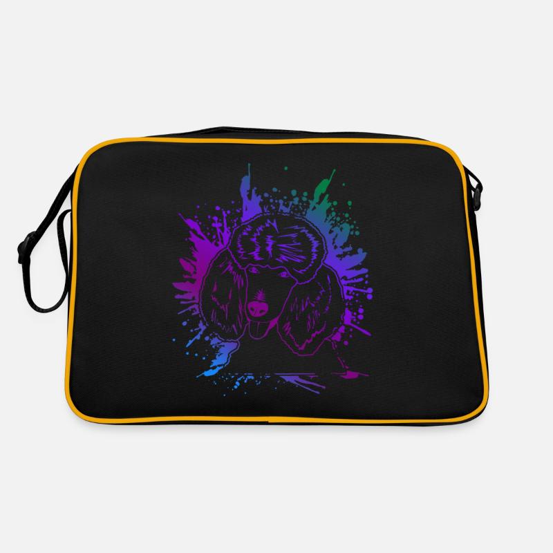 Poodle Art Retro Bag