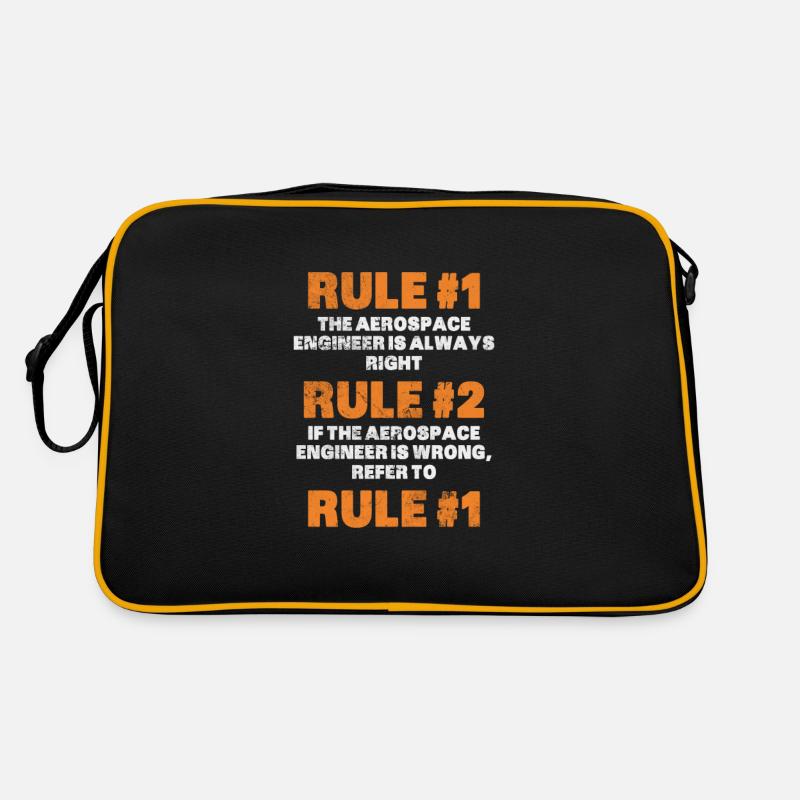 Space Engineer Aeronautical Engineer Gift Retro Bag