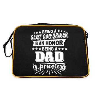 Slot Car Papa - Sac Retro - noir/or - Dos