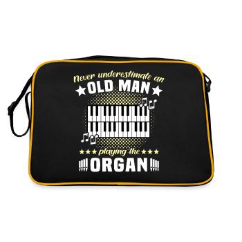 L’organiste sous-estime l’organiste Mann - Sac Retro - noir/or - Dos