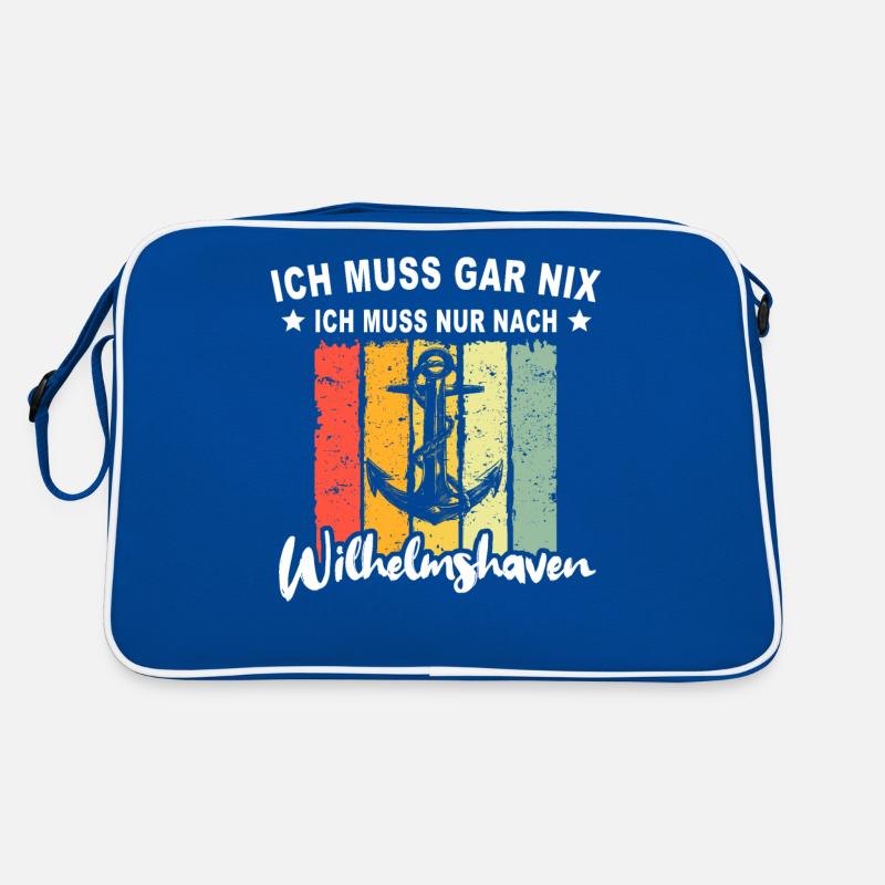 Wilhelmshavener Sprüche Wilhelmshaven Retro Tasche