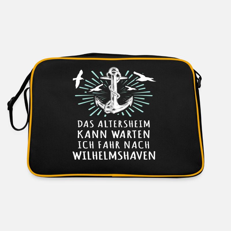 Wilhelmshavener Sprüche Wilhelmshaven Retro Tasche