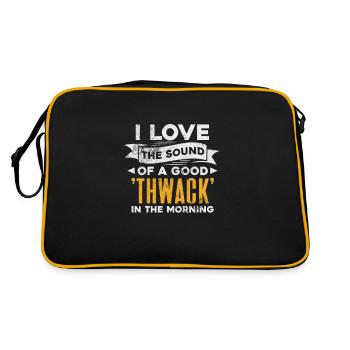 Archery Archer Archer Arrow Gift - Retro Bag - black/gold - Back