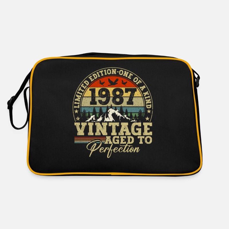 1987 Vintage Bis Zur Perfektion Gereift Retro Tasche