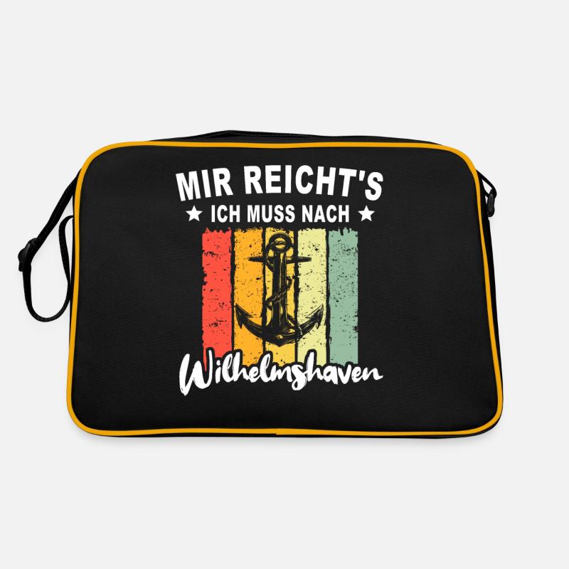 Wilhelmshaven Sprüche Wilhelmshavener Geschenk Retro Tasche