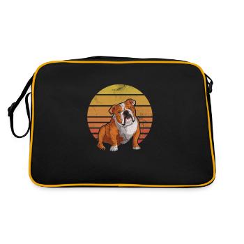 Deutsch Bulldog - Sac Retro - noir/or - Dos