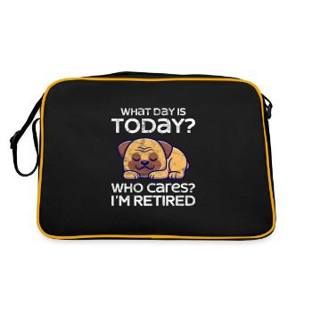 Retirement - Retro Bag - black/gold - Back