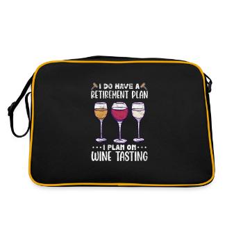 Retirement - Retro Bag - black/gold - Back