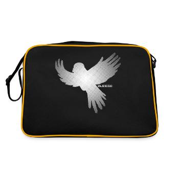 Budgerigar saying budgerigars - Retro Bag - black/gold - Back