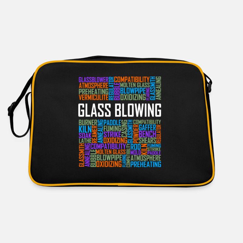 Glass Blowing - Words Retro Bag