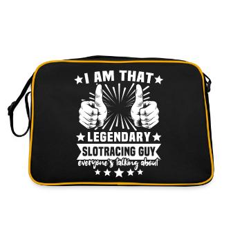 Slot Racing Slot Car - Retro Bag - black/gold - Back