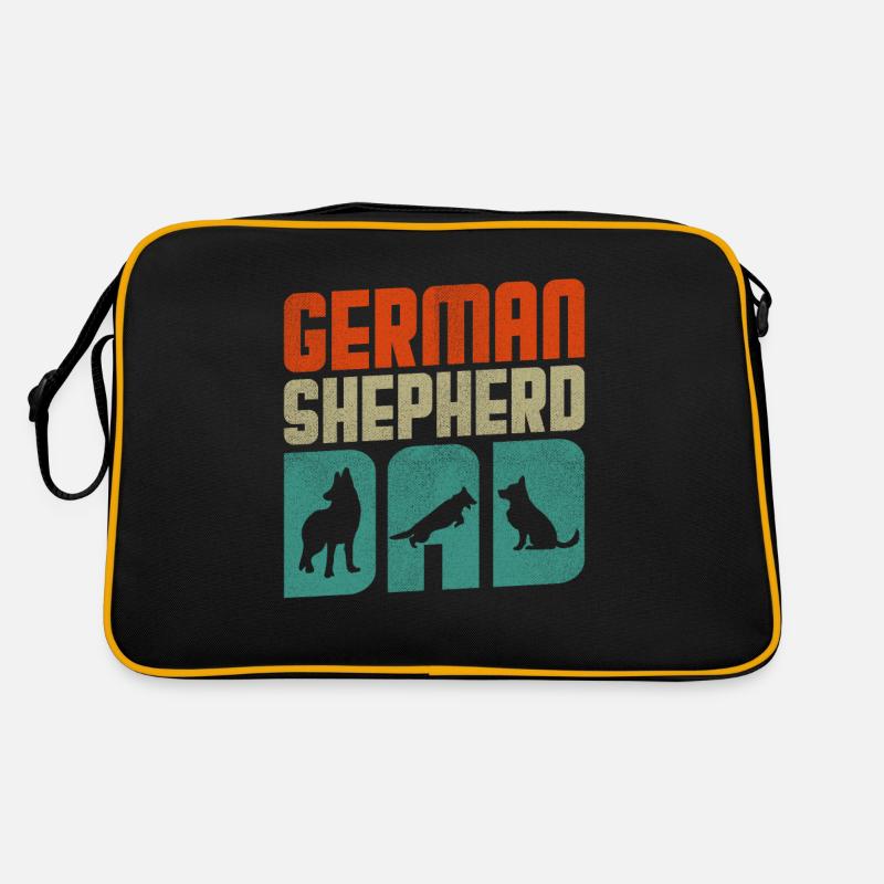 German Shepherd Retro Bag