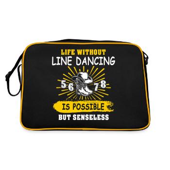 Line Dancing Line Dance - Retro Bag - black/gold - Back