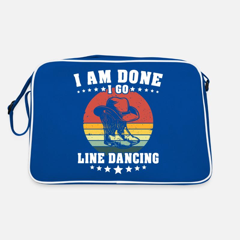 Line Dancing Line Dance Retro Tasche